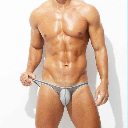 Ultra-Thin Ice Silk Briefs for Men - U-Pouch Design, Breathable Comfort