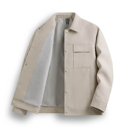 Casual Polo Collar Top for Men - Stylish Spring & Autumn Wear 2025 - Buy Center