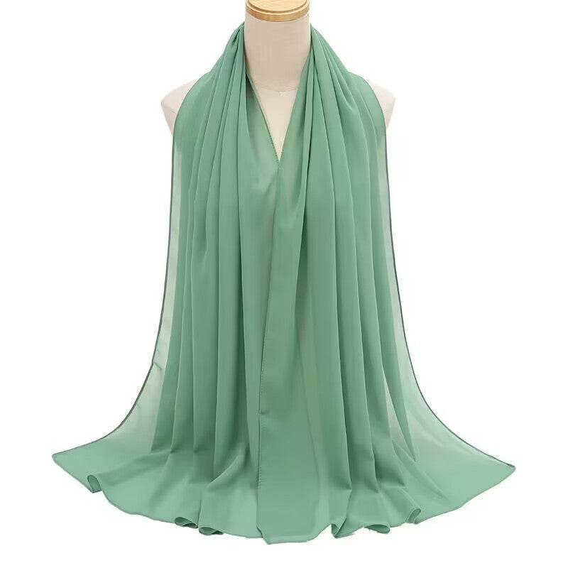 Pearl Chiffon Bubble Scarf - Women's Lightweight Summer Elegance - Buy Center