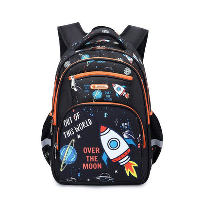 Large Capacity Children's Backpack for Boys - Fun Space Designs 2025 - Buy Center