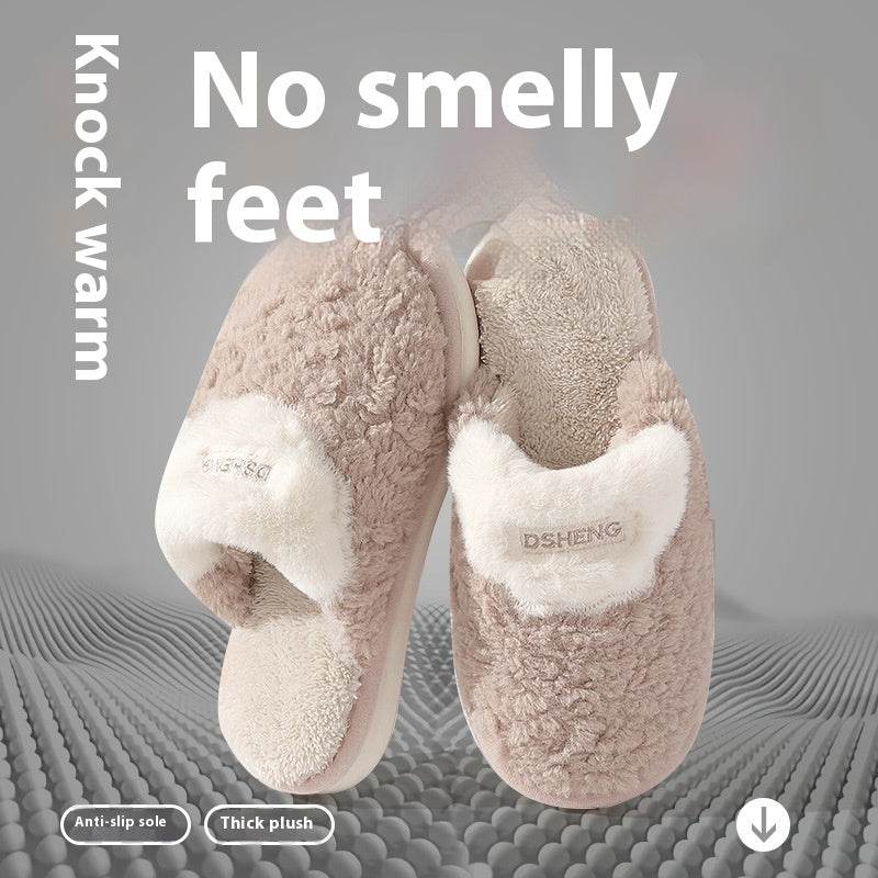 Stylish Cotton Slippers for Men - Warm Indoor Comfort & Modern Style - Buy Center
