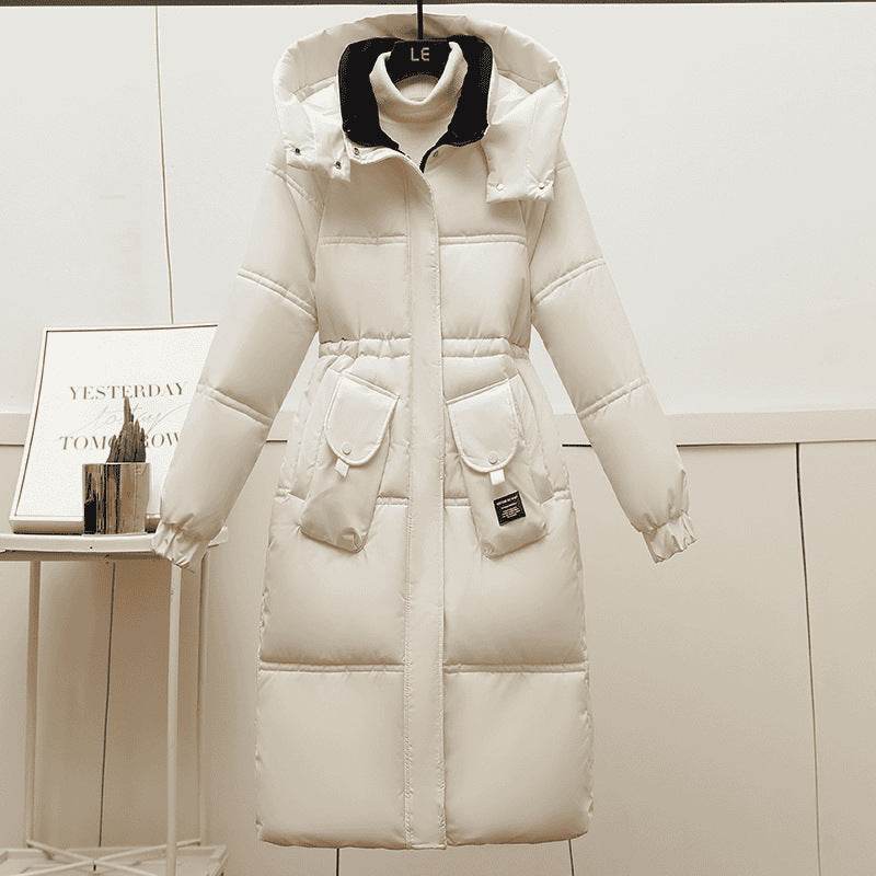 Women's Plus Size Cotton Padded Jacket - Stylish Overknee Winter Coat - Buy Center