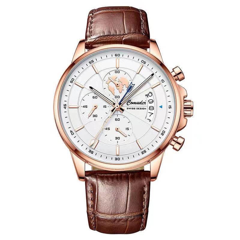 Men's Full-Automatic Waterproof Watch - Luminous Stylish Design 2025 - Buy Center