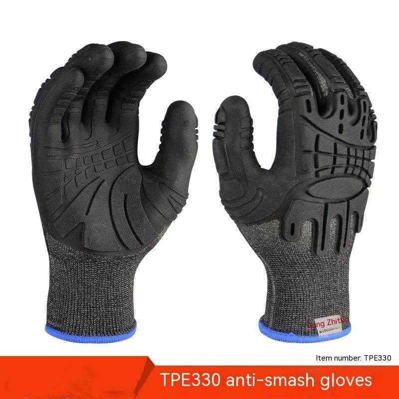 TPE Impregnated Rubber Gloves - Soft, Breathable, Non-Slip Grip Design - Buy Center