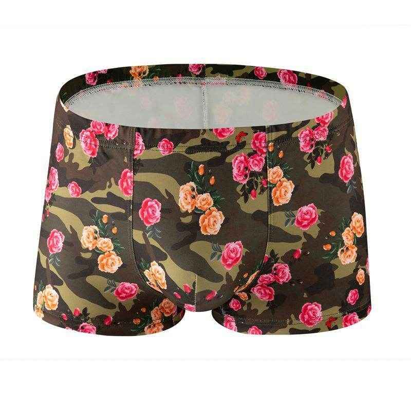 Multi-Color Rose Boxers - Premium Milk Silk, Comfortable & Breathable
