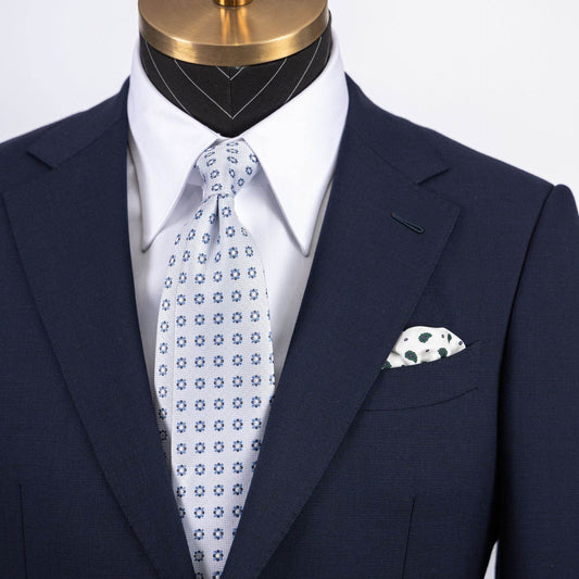 Men's Jacquard Tie - High Quality Silk with Trendy Dot Pattern - Buy Center