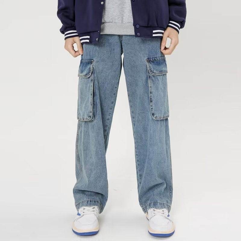 American Personality Jeans - Hip Hop Zipper Design with Tassels - Buy Center