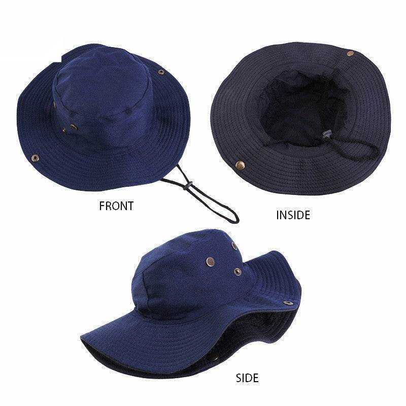 Stylish Outdoor Folding Climbing Hat for Men - Sun Protection & Windproof - Buy Center