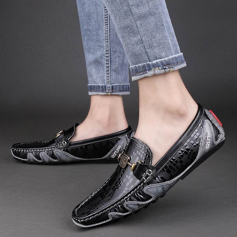 Buycenter First Layer Cowhide Casual Shoes for Men - Stylish, Breathable Comfort - Buy Center