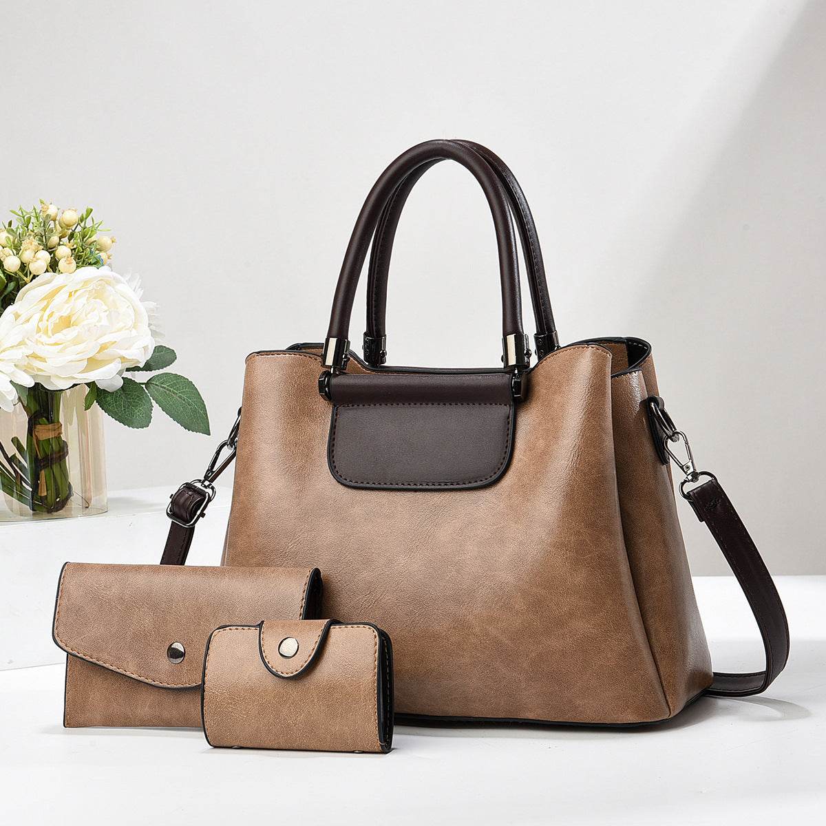 Elegant Women's Autumn Handbag Set - Stylish Large & Medium Bags - Buy Center