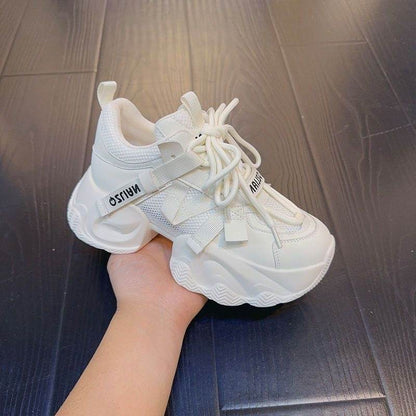 Women's Fashion Thick Bottom Sneakers - Stylish & Comfortable All-Match Design - Buy Center