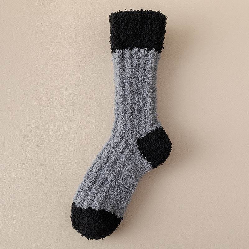 Coral Fleece Women's Thermal Socks - Thick Mid-Calf Cozy Footwear - Buy Center
