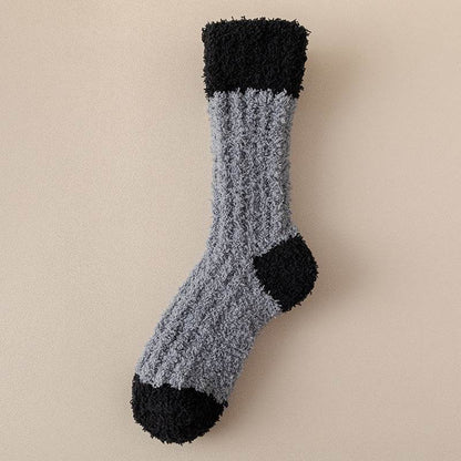 Coral Fleece Women's Thermal Socks - Thick Mid-Calf Cozy Footwear - Buy Center