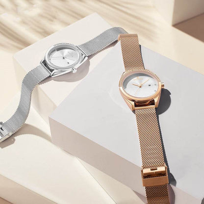Stylish Waterproof Quartz Watch for Women - Calendar & World Time Feature - Buy Center