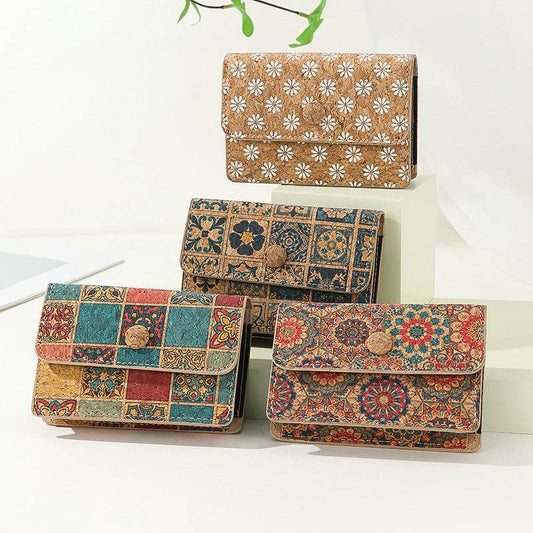 Original Cork Expanding Card Holder - Stylish & Eco-Friendly Wallet 2025 - Buy Center