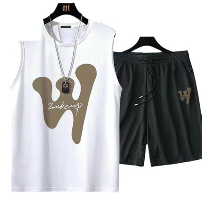 Men's Summer Sleeveless Vest Suit - Cool & Comfortable Sports Set 2025 - Buy Center