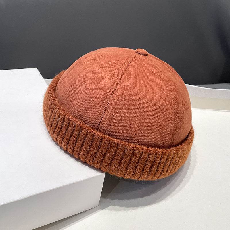Stylish Autumn & Winter Velvet Beret Hat - Deerskin Crown Design - Buy Center