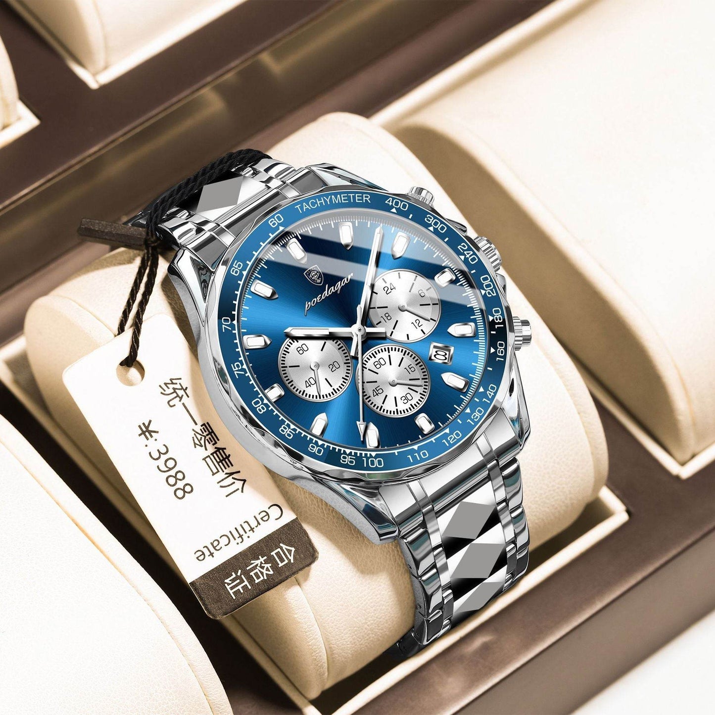Stylish Waterproof Luminous Men's Quartz Watch - Modern Design 2025 - Buy Center