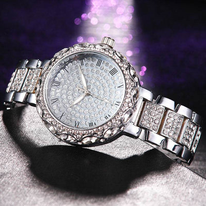 Buy Center Gold Sky Star Watch for Women - Diamond Steel, Shockproof - Buy Center