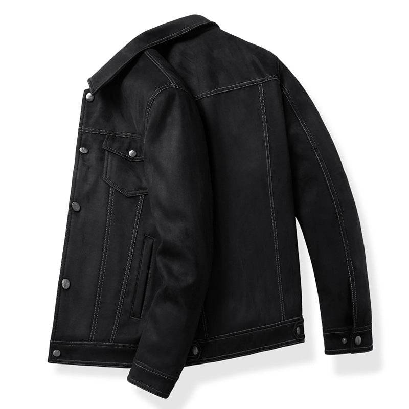Men's Retro Slim Fit Coat - Stylish Casual Turn-Down Collar - Buy Center