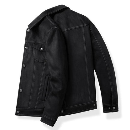Men's Retro Slim Fit Coat - Stylish Casual Turn-Down Collar - Buy Center