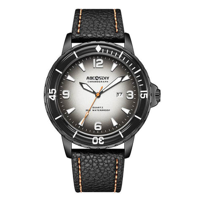 Buycenter Waterproof Men's Watch - Large Dial Quartz with Calendar - Buy Center