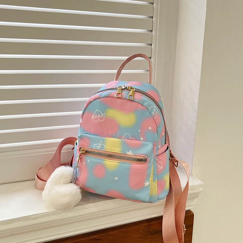Large Capacity Nylon Backpack - Stylish Candy Colors for Boys 2025 - Buy Center