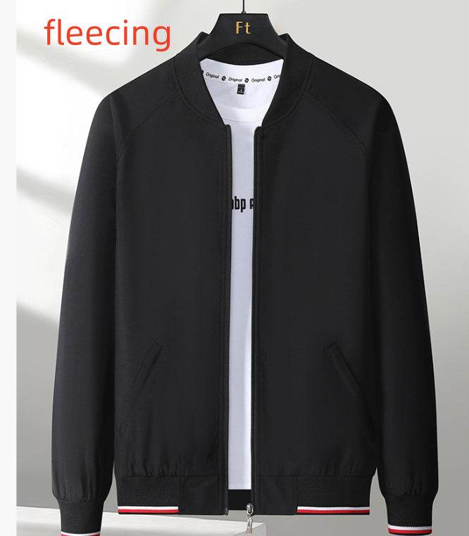 Buycenter Men's Casual Business Baseball Uniform - Trendy One-Piece Trench Coat - Buy Center