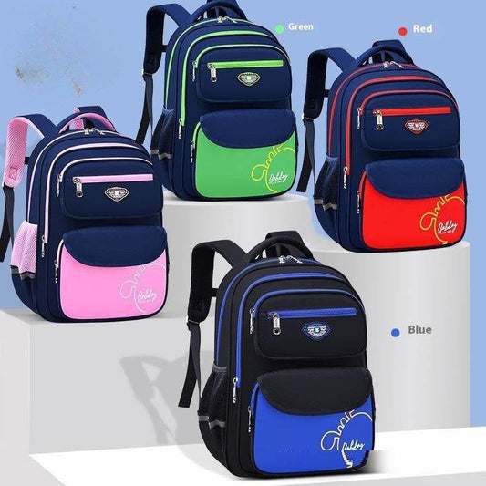 Large Capacity Lightweight Schoolbag - Cute Animal Print for Boys 2025 - Buy Center
