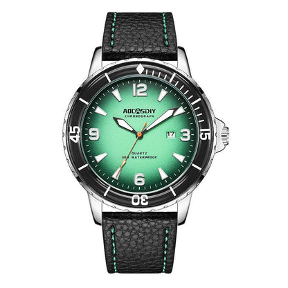Buycenter Waterproof Men's Watch - Large Dial Quartz with Calendar - Buy Center