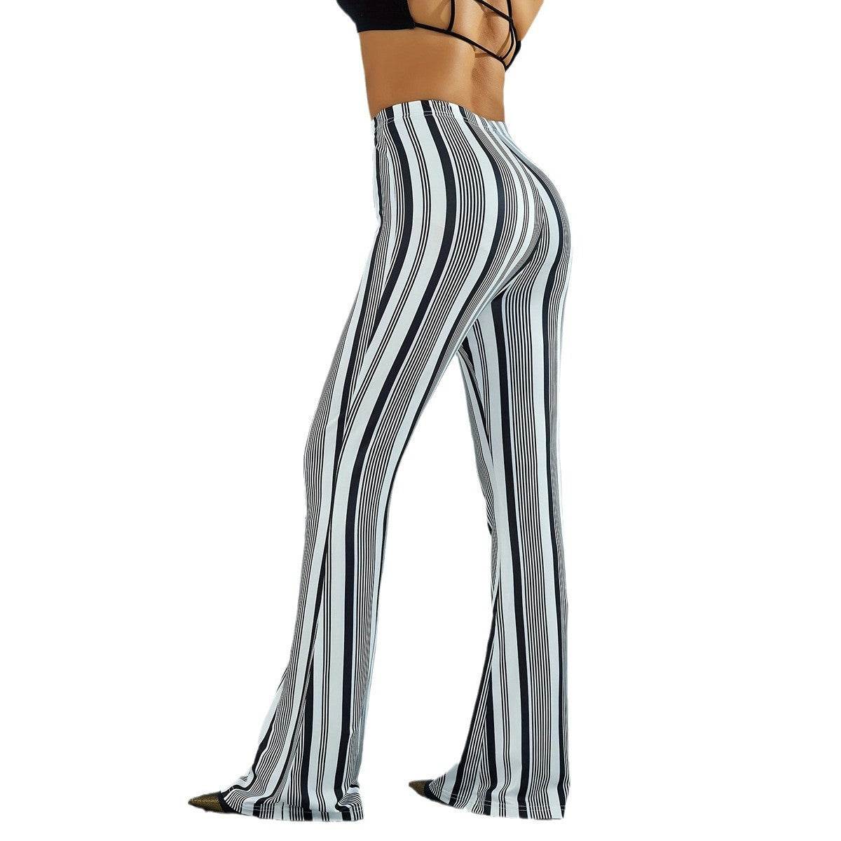 European & American Yoga Bootcut Pants - High Waist & Chic Style - Buy Center