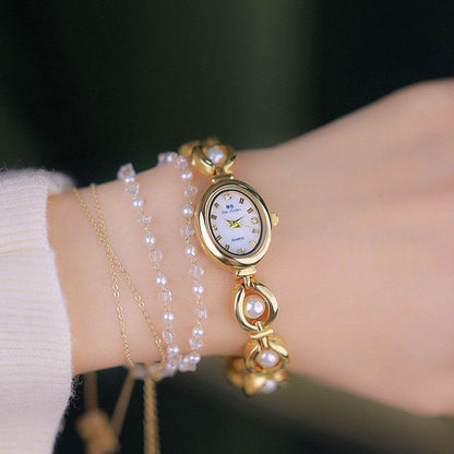 Buycenter New Pearl Grace Women's Watch - Elegant Design & Quartz Movement - Buy Center