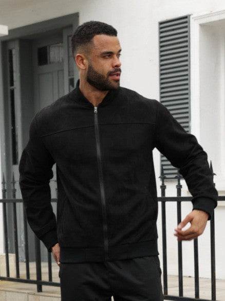 Buycenter Men's Suede Lightweight Jacket - Fashionable & Stylish, S to XXL - Buy Center