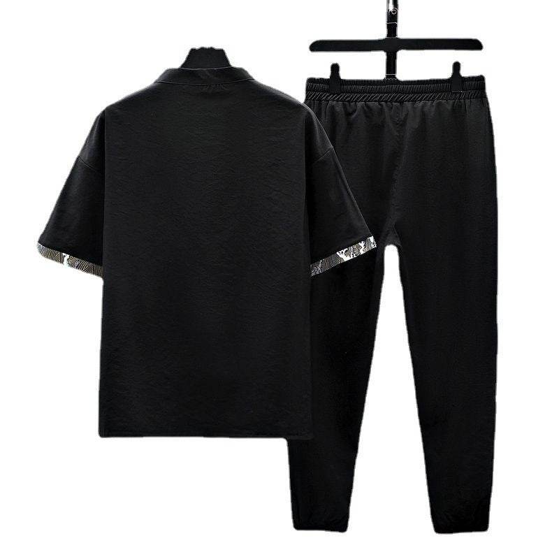 Buycenter Men's Sports Two-Piece Suit - Cool & Breathable Design - Buy Center