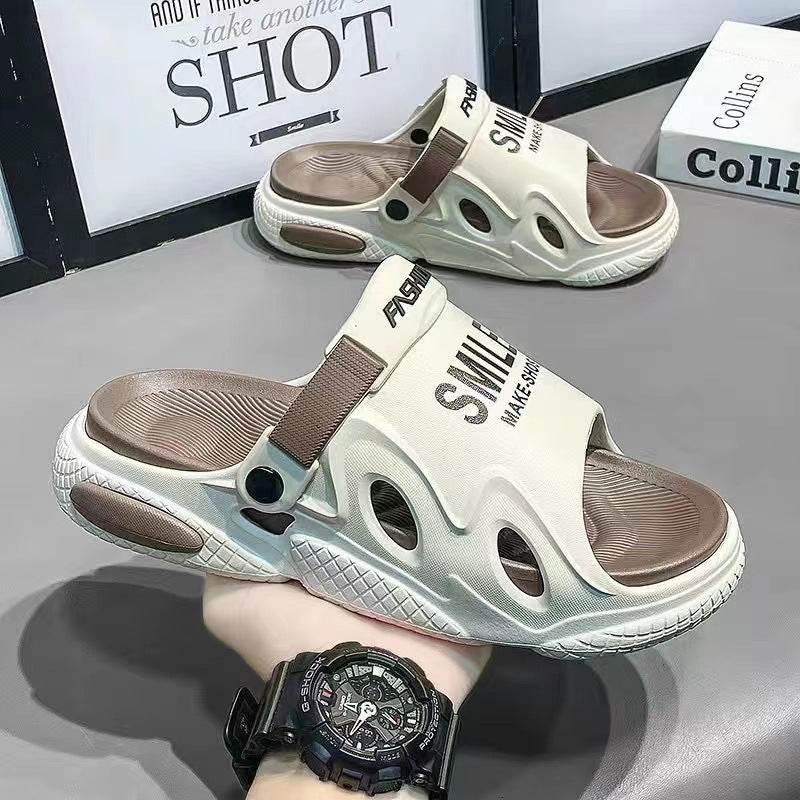 Men's Casual Lightweight Two-Way Sandals - Comfortable Non-Slip Fit - Buy Center