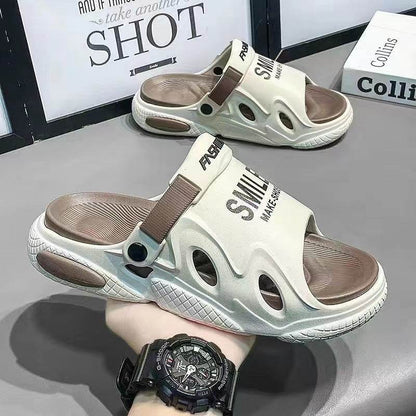 Men's Casual Lightweight Two-Way Sandals - Comfortable Non-Slip Fit - Buy Center