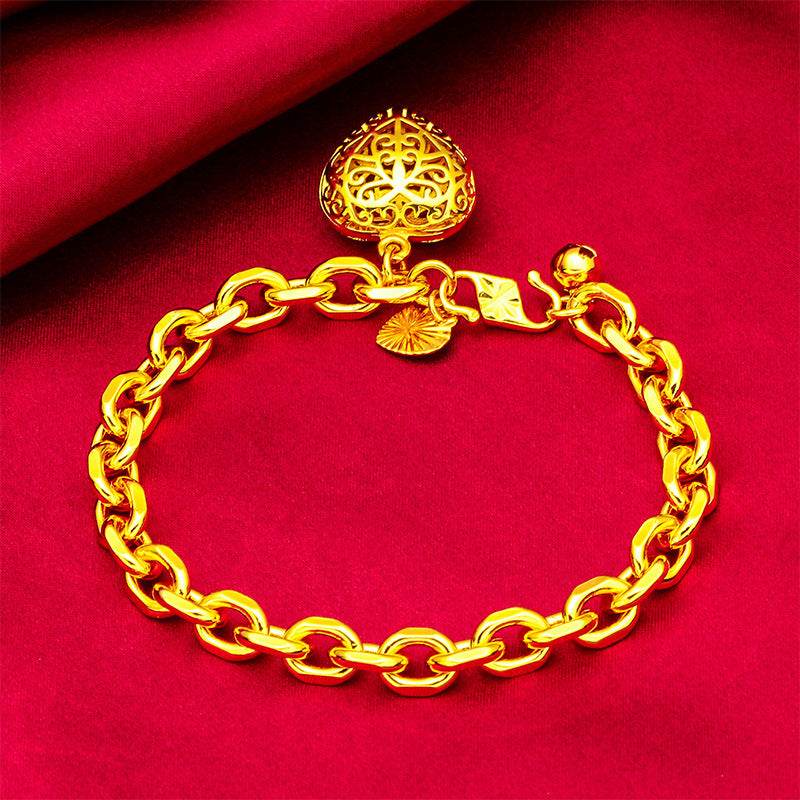 Buycenter Vietnam Women's Heart Bracelet - Elegant Electroplated Design - Buy Center