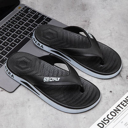 Buycenter Men's Non-slip Flip-Flops - Stylish Open Toe Sandals for Outdoors - Buy Center