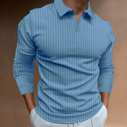 Solid Color Long Sleeve Shirt - Men's Casual & Business Wear 2025 - Buy Center