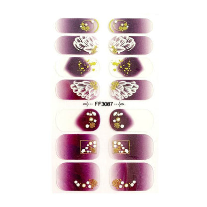 Amazon Fashion 3D Embossed Nail Stickers - Elegant Crystal Design 2025 - Buy Center
