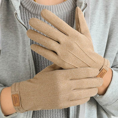 Men's Winter Gloves - Fleece-Lined, Touch Screen, Windproof Dralon Style - Buy Center