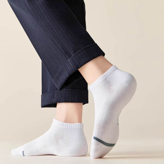 Men's Thin Sport Socks - Breathable Cotton, 7 Pairs for All Seasons - Buy Center