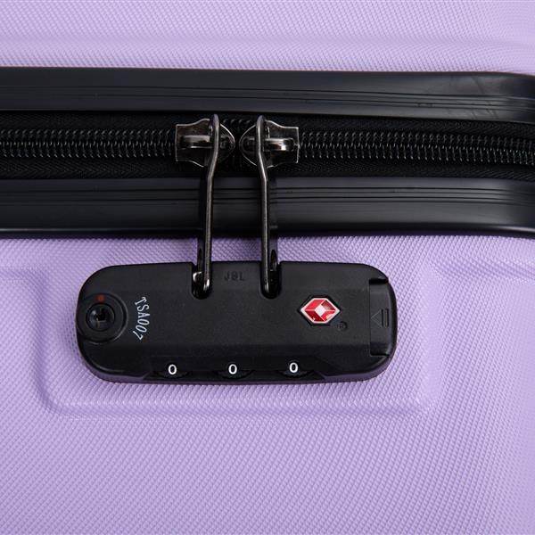 3-Piece ABS Luggage Set with TSA Lock & 360° Spinner Wheels - Buy Center