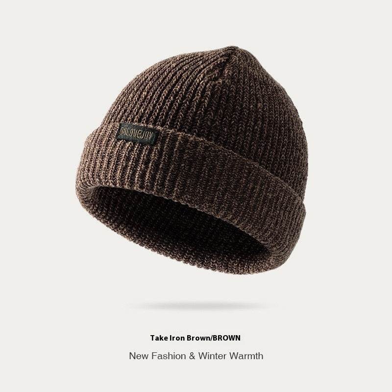 Men's Wool Knitted Fedora - Thick, Windproof Winter Style Hat - Buy Center
