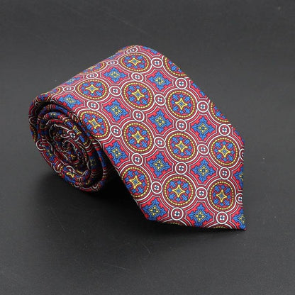 Super Soft Bohemian Silk Ties - Stylish 75mm Neckties for Any Occasion - Buy Center