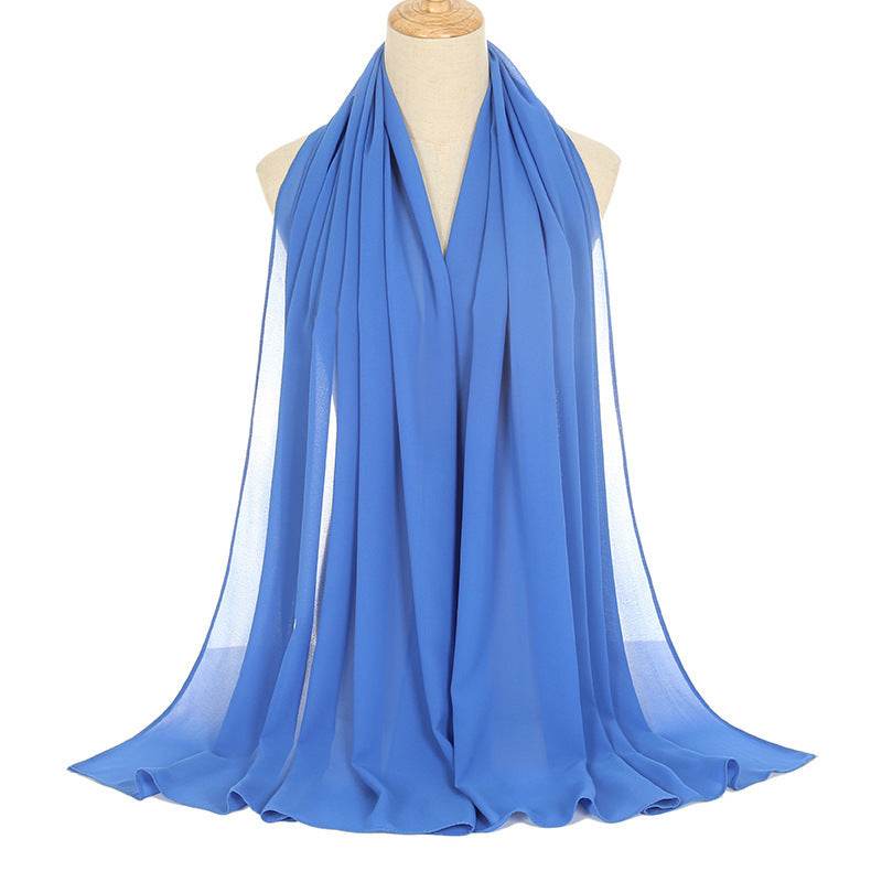 Pearl Chiffon Bubble Scarf - Women's Lightweight Summer Elegance - Buy Center