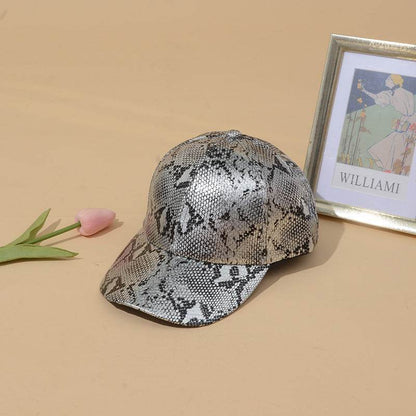 Buycenter Snake Print Baseball Hat - Stylish Unisex Cap for All Seasons - Buy Center