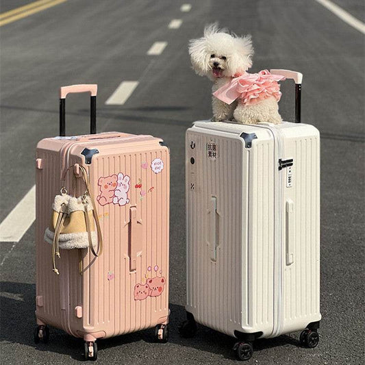 Large-Capacity Trolley Case - Shock-Absorbing, TSA Lock & Universal Wheels - Buy Center