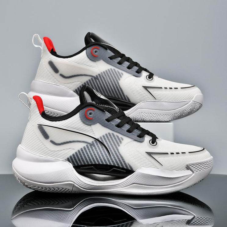 Buy Center Men's Lightweight Running Shoes - Breathable Mesh, Striped Design - Buy Center