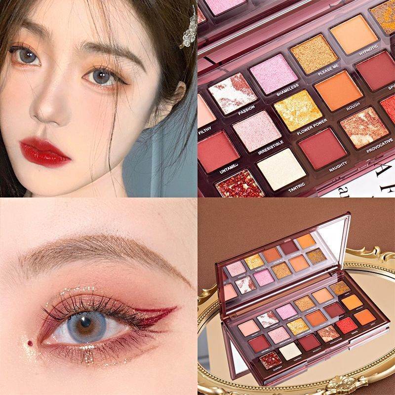 Invert Rose 18 Color Matte Eyeshadow Palette - Versatile Makeup Collection 2025 - Buy Center